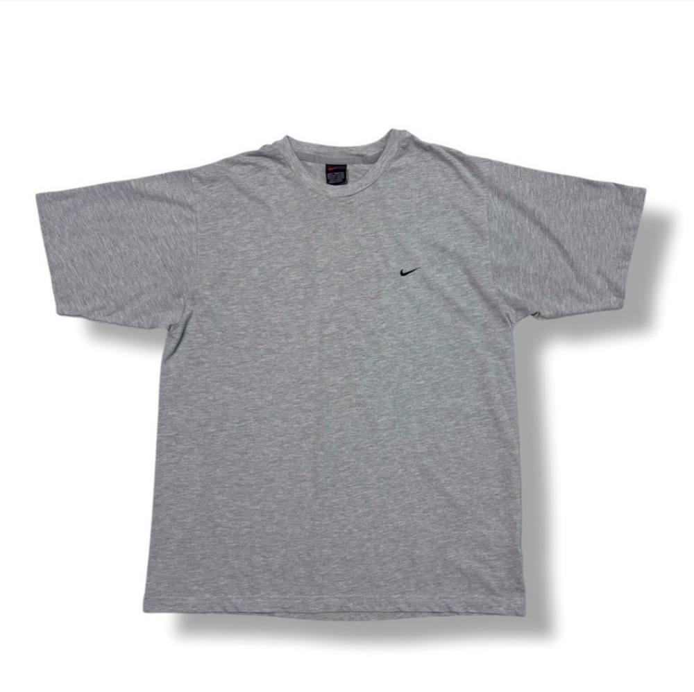 NIKE Grey Crew Neck Short Sleeve Shirt VINTAGE